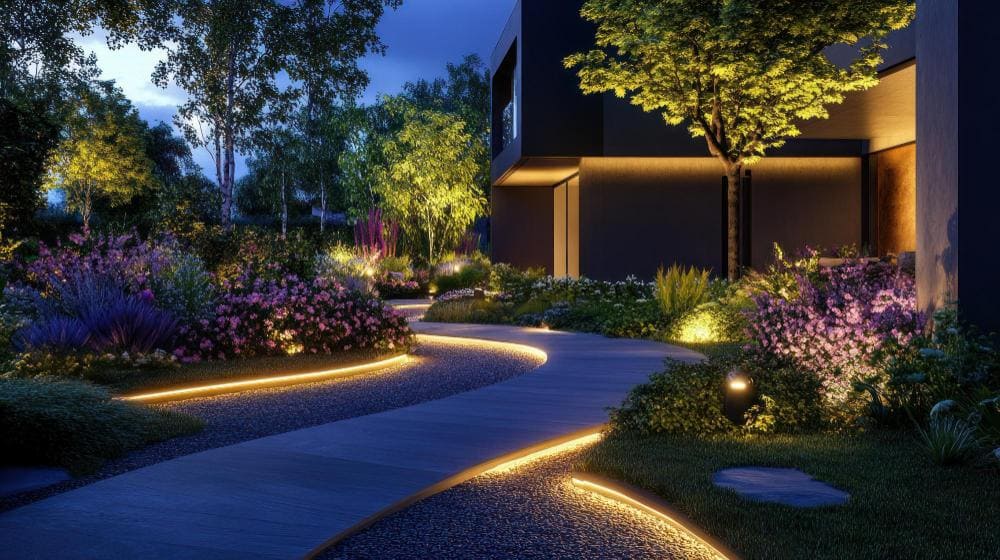 Water Features & Decorative Lighting: Creating Serene & Illuminated Gardens